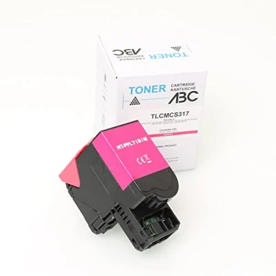 Image de ABC Compatible Cartouche Toner Magenta pour lexmark cs317 cs317dn cs417 cs417dn cs517 cs517de cs517dn cx317 cx317dn cx417 cx417dn cx517 cx517de cx517dn 71b20m0 de