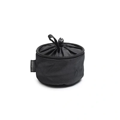 Image de Brabantia Sac à Pinces Accessoire pour Séchoir Linge Peut Contenir Jusqu&#039;à 75 Cordon de Fermeture S&#039;attache au &amp; la Corde Matt Black 16 x cm