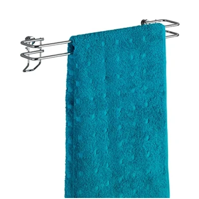Image de WENKO Barre Porte Serviettes Classic Serviettes, Acier, 40 x 8 8.5 cm, Chromé
