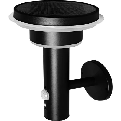 Image de OSRAM HOMELIGHTING ENDURA Style Solar Wall Sensor Double Circle 6W Black 4099854455506 Applique LED extérieure