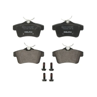 Image de DELPHI LP2180 Jeu de plaquettes frein non préparé pour indicateur d&#039;usure avec tôle anti bruit accessoires PEUGEOT: 3008 I, 3008, 508 I SW