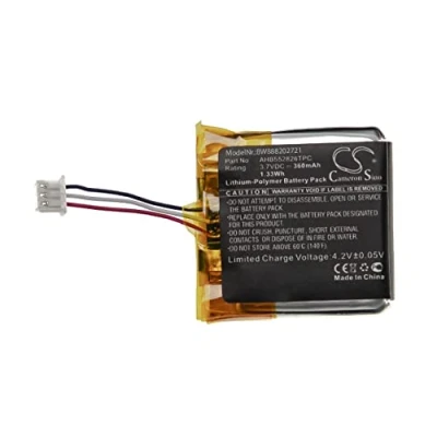 Image de vhbw Batterie Remplacement pour Sennheiser AHB552826TPC Casque Audio, écouteurs sans Fil (360mAh, 3,7V, Li polymère)