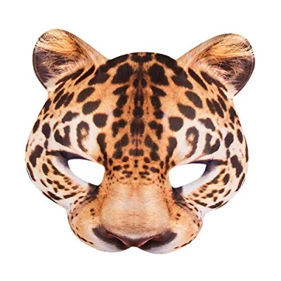 Image de Boland 56731 Demi masque pour femme, léopard, taille unique