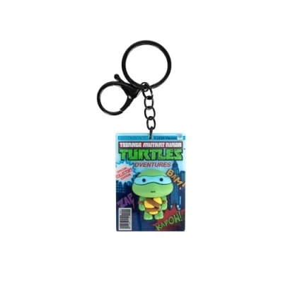 Image de Ninja Turtles TMNT Porte clés 3D Figurine officielle Idée cadeau pour les fans de Tortues, multicolore, Taille unique