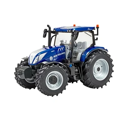 Image de Britains New Holland T6.180 Blue Power, Jouet Tracteur pour Enfants Compatible avec les Animaux et Jouets Agricoles à l&#039;Échelle 1:32, Collectionneurs partir de 3 Ans.