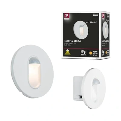 Image de Paulmann 92925 spots encastrés LED encastré mural rond incl. 1x2,7 watts projecteurs Blanc spot plastique lampe encastrée 2700 K