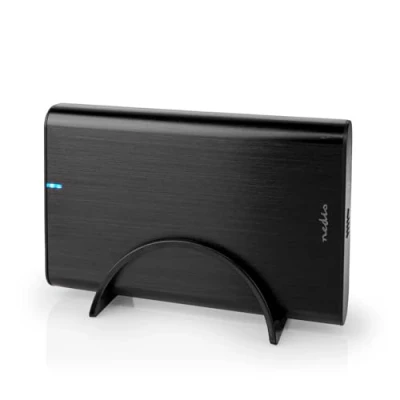 Image de NEDIS Festplattengehäuse 3.5 &quot;, USB 3.1 Gen1, Type A/USB C™, Notebook/PC, Aluminium