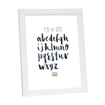 Image de Deknudt Frames S44CF1 Basic Cadre Photo Bois/MDF Blanc 15 x 20 cm