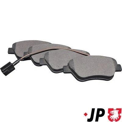 Image de JP GROUP 3363601610 Jeu de plaquettes frein Essieu avant contact signal d&#039;usure inclus FIAT: BRAVO 2, Stilo 3/5 portes, Multi Wagon