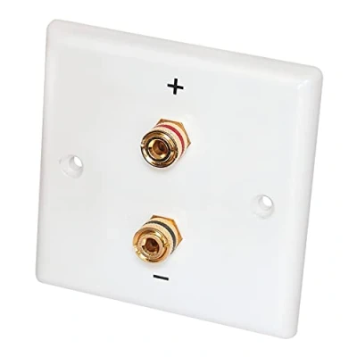 Image de Dynavox 206437 Lot de 1 Prise Banane Courant (2 x Banana, Blanc, en Plastique, pièce)