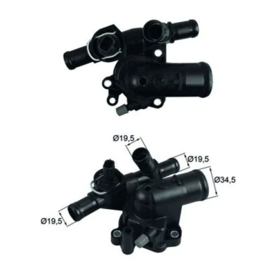 Image de MAHLE ORIGINAL TI 248 89 Thermostat d&#039;eau avec joint d&#039;étanchéite RENAULT: ESPACE 4, MEGANE 2, SCENIC NISSAN: Qashqai / Qashqai+2 I, X Trail