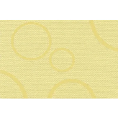 Image de d c fix set de table Catania Cercle jaune lavable plastique PVC vinyle dessous assiette 30 cm x 45 rectangulaire