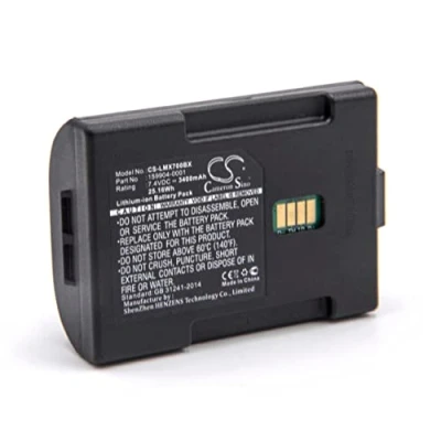 Image de vhbw Batterie Compatible avec Honeywell Txe Tecton MX7 Scanner de Code Barre POS (3400mAh, 7,4V, Li ION)