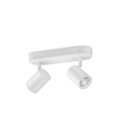 Image de WiZ Spots LED connecté Wi Fi IMAGEO blanc 2x5W, 2700 6500K, Nuances de Blanc, fonctionne avec Alexa, Google Assistant et Apple HomeKit