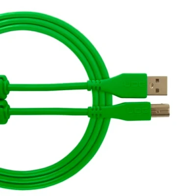 Image de UDG Câble USB 2.0 (A B) droit vert 3M audio optimisé ultime pour les DJ et producteurs afin de maximiser leurs performances