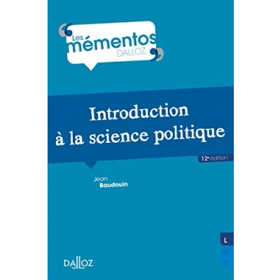 Image de Introduction à la science politique. 12e éd.