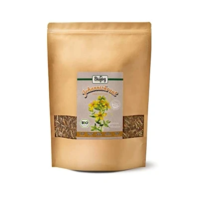Image de Biojoy Tisane de Millepertuis BIO (750 g), seché et coupé (Hypericum perforatum)