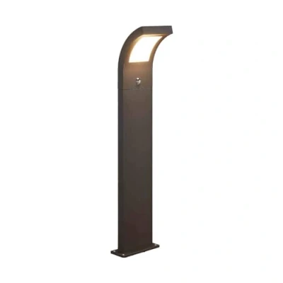 Image de LED luminaire extérieur Advik (Moderne) en Noir Aluminium (1 lampe,à), Borne lumineuse, pour socle