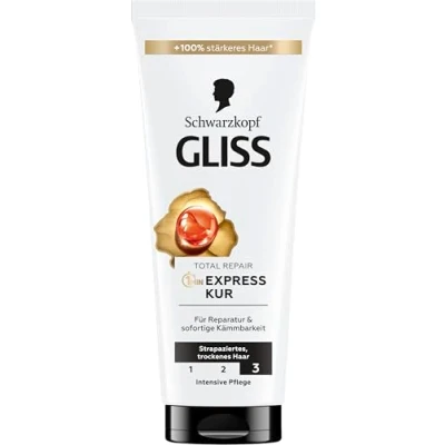 Image de Gliss Kur Schwarzkopf Total Traitement intensif capillaire 1 minute 200 ml