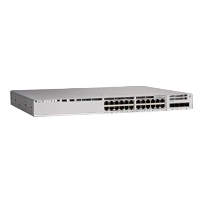 Image de Cisco Catalyst 9200L Géré L3 Gigabit Ethernet (10/100/1000) Connexion Ethernet, supportant l&#039;alimentation via ce port (PoE) Gris