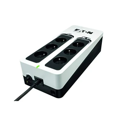 Image de Eaton Onduleur 3S 450 FR Off line UPS 3S450F 450VA (6 prises FR) Noir/Blanc