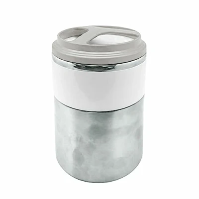 Image de NERTHUS Fih 729 Fiole à Double paroi en Acier Inoxydable 18/8 INOX/Blanc 1500 ML