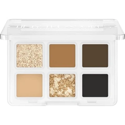 Image de Catrice Cosmetics Tiny Treasures Eyeshadow Palette Fards à Paupières, Chatoyant, Scintillant, Métallique, Mat (4.2 g)