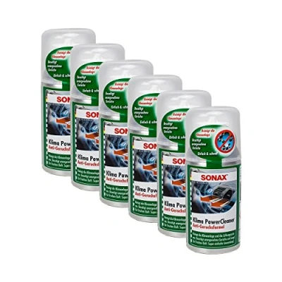 Image de SONAX 6 x 03231000 Climatique Powe rcleaner climatisation Nettoyant antibactérien 100 ML
