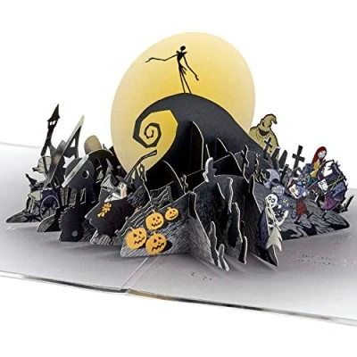 Image de Hallmark Signature Paper Carte d&#039;anniversaire pop up « Wonder Nightmare Before Christmas » (Happy Nightmars)