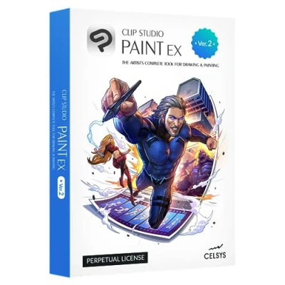 Image de CLIP STUDIO PAINT EX Version 2 Perpetual License for Microsoft Windows and macOS