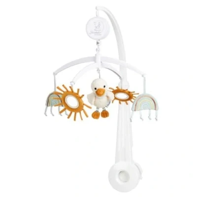 Image de Sterntaler Canard Mobile pour bébé Edda Lou musical garçons et filles avec mélodie de Brahms berceuse armatures blanches Aide à l&#039;endormissement