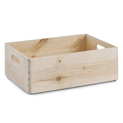 Image de Zeller Present 13145 Boîte Multi Usage en Bois de Conifère 40 x 30 15 cm