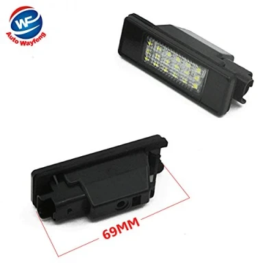Image de Auto Wayfeng WF® LED SMD Plaque d&#039;immatriculation lumière pour Citroen C2 3D / C3 5D C4 C5 4D C6 C8 DS3