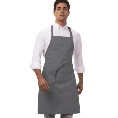Image de Colour by Chef Works B192 Tablier réglable Gris