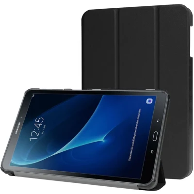 Image de Étui de tablette portefeuille IMOSHION Galaxy Tab A 10.1 (2016) Noir Similicuir Support intégré