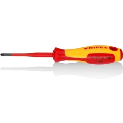Image de Knipex Tournevis (Slim) PlusMinus Pozidriv® brunie, poignée isolante bi matière, certifiée VDE 187 mm 98 25 01 SLS