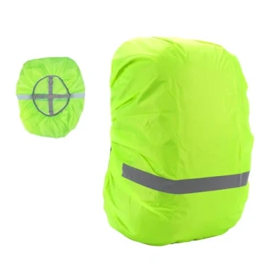 Image de MisFun Housse Sac a Dos Impermeable, Protection Pluie à Dos, Etanche, Réfléchissante, Pluie, Anti Poussière pour Camping Randonnée Trekking Cyclisme(41 55L, Vert)