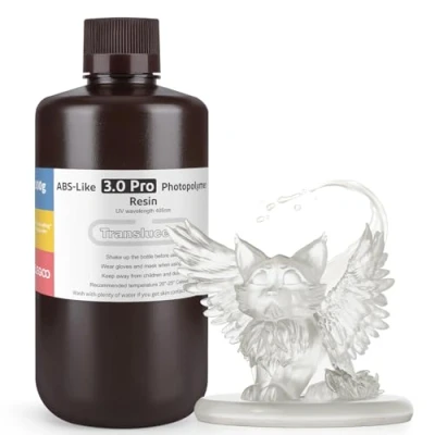 Image de ELEGOO Résine ABS Like 3.0 Pro pour Impression 3D Imprimante LCD MSLA DLP UV 405nm Photopolymère, Haute Précision, Résistance et Ténacité Améliorées, Translucide 1000G