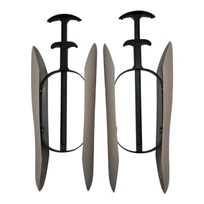 Image de DELFA 1 paire de bottes Avec élément à ressort innovant Sensomatic Embauchoirs pour Longueur : 35 cm, gris, 36 41