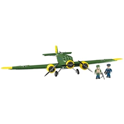 Image de COBI Junkers JU 52/3M Armée Blocs de Construction, 5710, Vert, Jaune