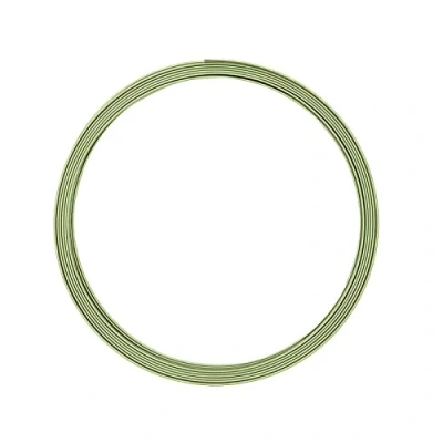 Image de Vaessen Creative Fil Aluminium Plat Vert Pomme 5 m x mm 1 Souple Apple Green pour Loisirs Créatifs, Perlage et Bijoux