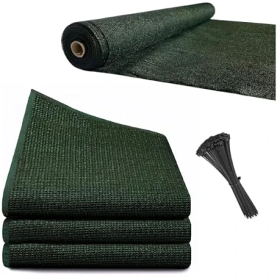 Image de Viceree Brise Vue Jardin Vert 2 X 20 Metres +100 Colliers De Serrage Bache Protection Exterieur pour Cloture Jardin, Privacy 80%, Balcon Resistant Aux Intemperies