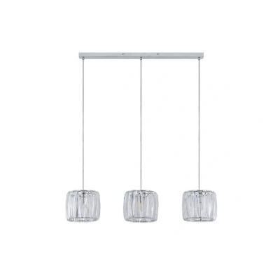 Image de Lindby Sofia lampe linéaire 3l transparent/chromé
