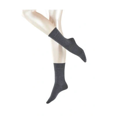 Image de Esprit Basic PURE 2PACK UNI Chaussettes, Femme, Taille: 39 42, Anthrazit
