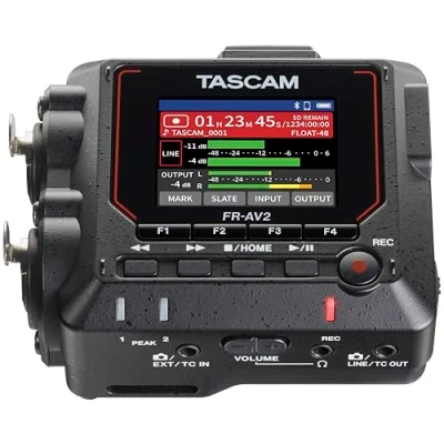 Image de TASCAM FR AV2 Enregistreur de champ flottant compact 32 bits et générateur code temporel avec mélangeur