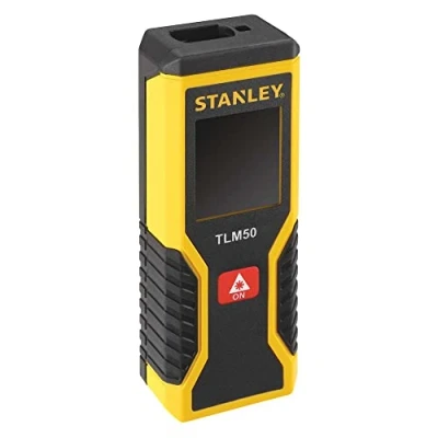 Image de Stanley STHT1 77409 TLm50 Télémètre mesure LASER PORTÉE de 15m PRÉCISION : +/ 3mm 2 FONCTIONS Directes et en Continu Indicateur Batterie Ecran LCD LIVRÉ avec PILES