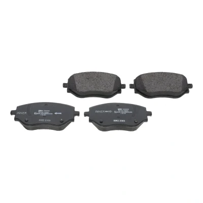 Image de VALEO 302545 Jeu de plaquettes frein Essieu avant contact signal d&#039;usure exclu avec tôle anti bruit RENAULT: Clio V 3/5 portes