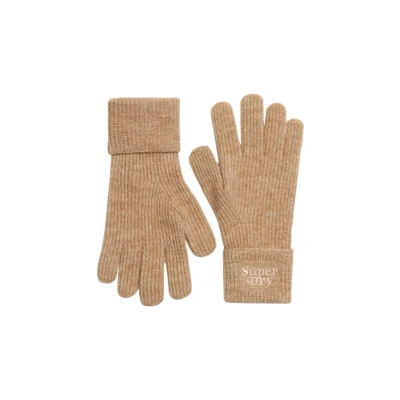 Image de Superdry SOFT Gants, Femme, Taille: One Size, Toasted coconut brown