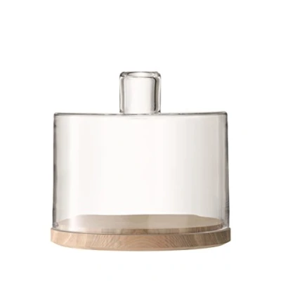 Image de LSA LW07 Cloche à gâteau, fromage avec support en frêne Lotta, diamètre 25/25,5 cm*