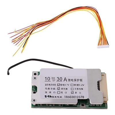 Image de 10S 36V 30A Li ION Lithium 18650 Batterie BMS Protection d&#039;alimentation PCB avec Balance